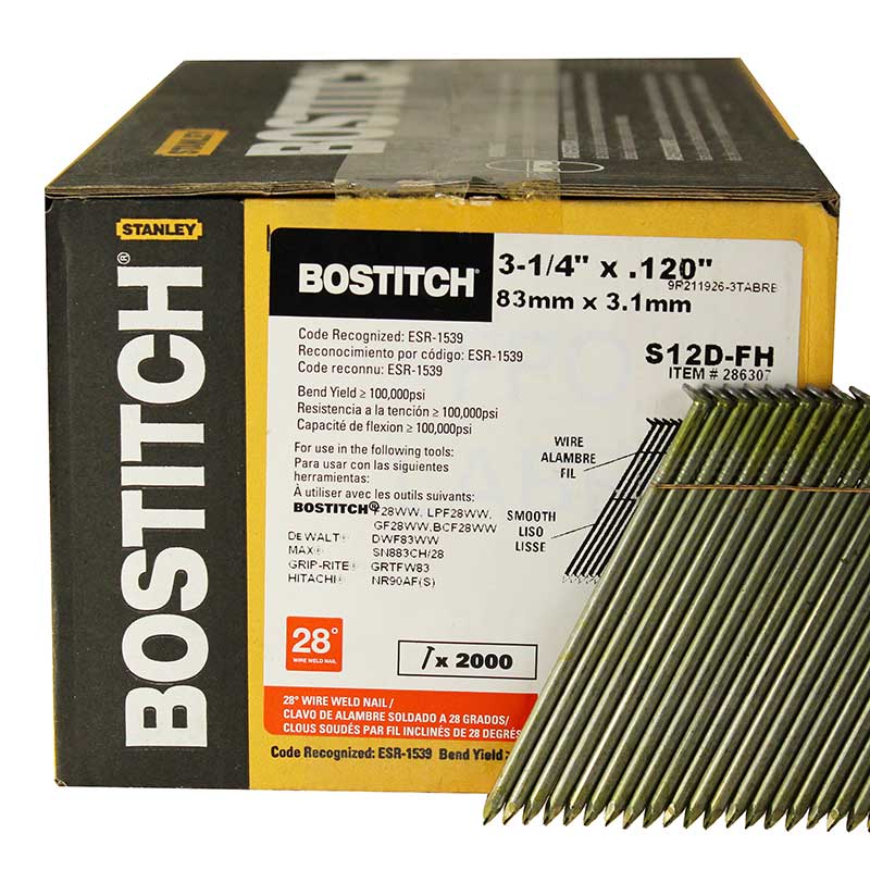 Bostitch Full Head Diamond Point Nail S12d Fh For Sale Asc